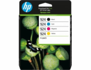 HP Ink Cartridge 924/Black/Tricolor/500/400 stran/4-Pack