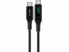 Kabel USB-C na USB-C Acefast C6-03 s displejem, 100 W, 2 ...