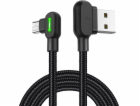 Kabel USB-Micro USB Mcdodo CA-5280 LED, 3 m (černý)