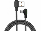 Kabel USB na USB-C Mcdodo CA-5280 LED, 3 m (černý)