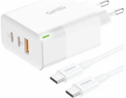 Foneng nabíječka Foneng GAN65 nástěnná nabíječka USB-A, USB-C, USB-C GAN65, 2,4A, 65W (bílá)