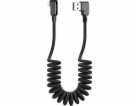 Kabel USB-Lightning, Mcdodo CA-7300, úhlový, 1,8 m (černý)