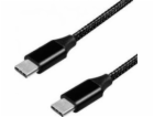 LogiLink USB-A - USB-C kabel USB 1 m černý (CU0154)