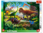 Trefl Rámové puzzle 25 dinosaurů TREFL