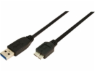 LogiLink USB-A - micro-B USB kabel 1 m černý (CU0026)