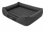 Hobbydog Comfort Bed, černá, ekologická, XXL