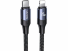 Usams USB-C – Lightning kabel 2 m černý (6958444973319)