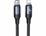 Usams USB-C – Lightning kabel 2 m černý (6958444973319)