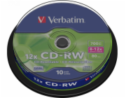 Verbatim CD-RW 700 MB 12x 10 kusů (43480)