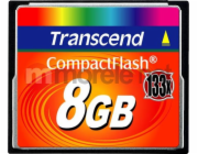 Transcend 133x Compact Flash karta 8 GB (TS8GCF133)