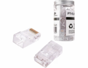 Spacetronik RJ45 zástrčka, průchozí kat.6 UTP PT-RJ456UT-1 100 ks Spacetronik