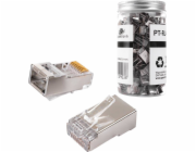 Spacetronik RJ45 zástrčka, průchozí cat6 FTP PT-RJ456FT-11 100 ks Spacetronik