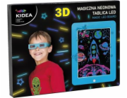 Derform Magical neon 3D led board Kidea blue