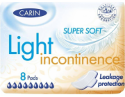 CARIN_Light Incontinence Super Soft inkontinenční vložky 8 ks