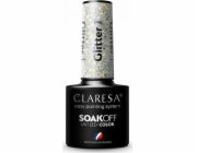 Claresa Soak Off UV/LED Glitter hybridní lak 1 5g