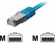 Equip Patchcord, S/FTP, Cat6, LSZH, 0,25m, modrý (605533)