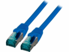 EFB  RJ45 Patchkabel S/FTP, Cat.6A, LSZH, 0,25m, modrý