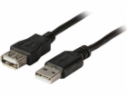 EFB USB kabel USB-A – USB-A 1,8 m černý (K5248.1,8V2)