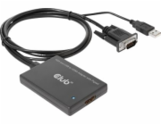 Club 3D CAC-1720 USB – HDMI – VGA černá (500717)