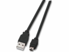 EFB USB-A - miniUSB kabel 0,5 m černý (K5250SW.0.5V2)