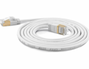 Wantec  Extra dünnesCat.7 RohCable SSTP Patch kabel - 0,2 m - Cat.7 RohCable - S/FTP (S- STP) - RJ- 45 - RJ- 45 - bílý (7114)