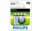 Baterie Philips AAA / R03 700mAh 4 ks.