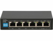 Extralink EX.14831 network switch Unmanaged L2 Fast Ethernet (10/100) Power over Ethernet (PoE) Black