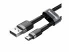 Baseus CAMKLF-BG1 USB kabel 1 m 2.0 USB A Micro USB Černá