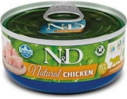 FARMINA N&D Cat Natural Chicken - mokré krmivo pro kočky - 140 g