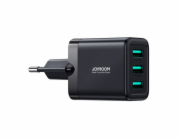 Nástěnná nabíječka Joyroom JR-TCN02, 3,4A 3xUSB (černá)