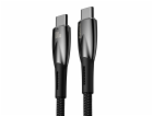 Kabel USB-C pro řadu Baseus Glimmer, 100 W, 1 m (černý)