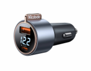 Mcodo CC-5670 75W Digitální displej PD 1*USB-A 1*USB-C Nabíječka do auta