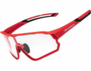 Rockbros bicycle glasses, photochromic 10135R (red)