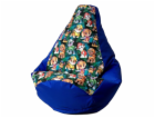 Sako bag pouffe Hruška tisk chrpa-PAW Patrol XXL 140 x 10...