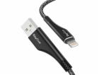 Kabel USB-A do lightning RayCue CA01 1,2m 2,4A (černý)