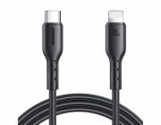 Kabel Flash Charge USB C na Lightning SA26-CL3 / 30W / 1m (černý)