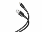 Kabel USB k Lightning XO NB212, 2,1 A, 1 m (černý)