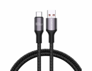 Rychlonabíjecí kabel Rocoren USB-A na USB-C Retro Series 2m 100W (šedý)