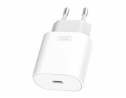 Nástěnná nabíječka XO L91, USB-C, 25W + kabel USB-C na Lightning (bílá)