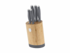 Sada nožů se stojanem BAMBOO 6 ks Aspen Collection BH-2680