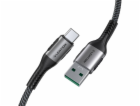 Kabel USB-A na USB-C Lention 6A, 1 m (černý)