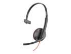 HP Poly Blackwire 3210 Monaural USB-C Headset +USB-C/A Ad...