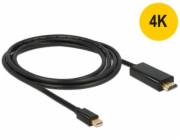 DeLOCK adaptérový kabel miniDP samec > HDMI-A samec