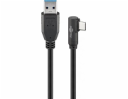 USB 3.2 Gen 1 Kabel, USB-A Stecker > USB-C Stecker 90°