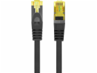 Patchcord kat.6a S/FTP LSZH CU 1,5m černý