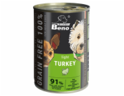 SUPER BENO Light Turkey - mokré krmivo pro psy - 415g