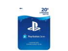 PSN LIVE CARD 20 EUR dobíjecí karta