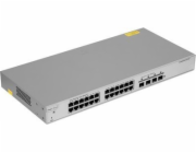 Síťový přepínač Ruijie Networks RG-NBS3200-24GT4XS-P Spravovaný L2 Gigabit Ethernet (10/100/1000) Napájení přes Ethernet (PoE) Šedá