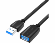 Extension Cable USB 3.0 male USB to female Vention VAS-A45-B200 2m (Black)