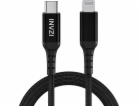 INVZI Kabel USB-C na Lightning, MFi, 2 m (černý)